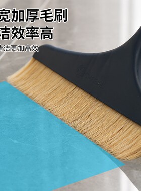 纯猪毛扫把猪鬃毛扫帚笤帚家用软毛加长马鬃毛扫把头除尘超薄扫把