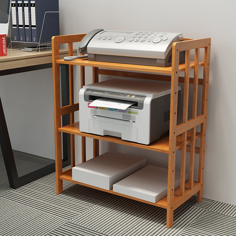 打印机架复印机托架柜子功放机移动多层落地办公室置物带抽屉收纳