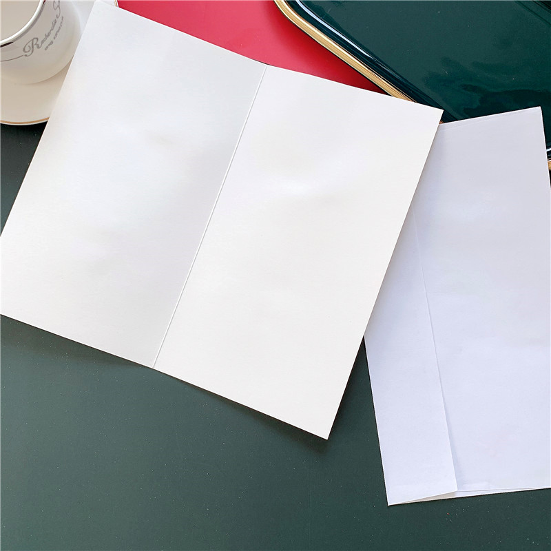 创意高档立体圣诞节贺卡韩国创意祝福节日感谢商务生日卡片带信封