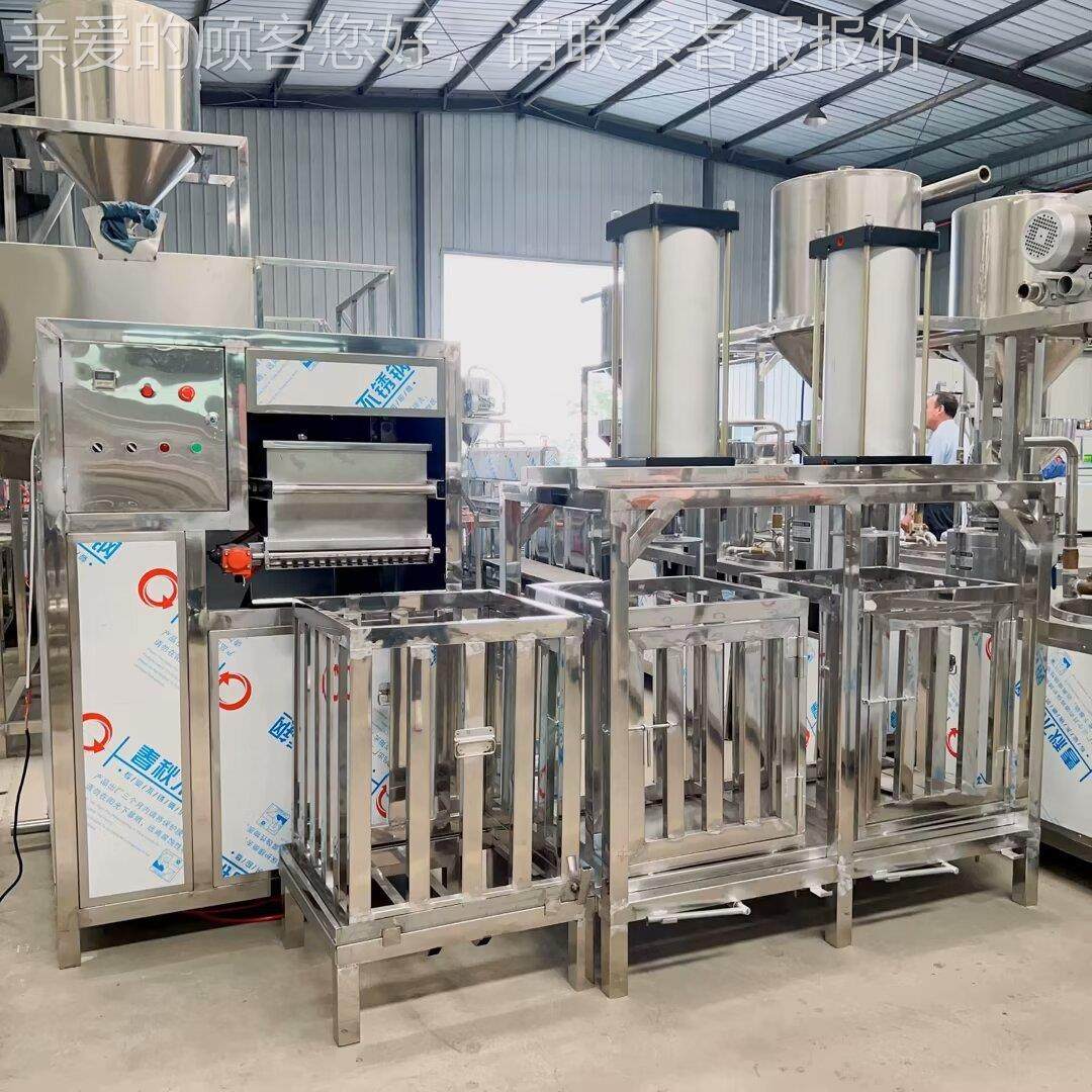 大豆腐干榨压机 仿手工豆干LQG机 品豆制型全套设备