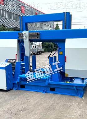 床GB428卧式金属双柱龙门带锯G0B4280龙门GB4280锯锯床工业级钢筋