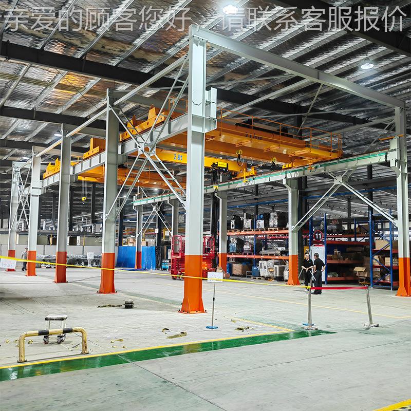 宁孚尔特生产波供动应欧多跨度单梁ANM起重机航吊2.8T电单式梁起