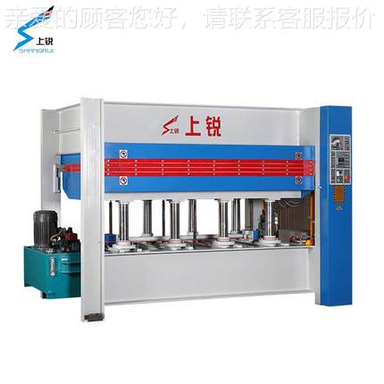 上MH3848x5锐木工热熔胶板板式具皮涂胶吸附热压蜂窝木门贴木六层