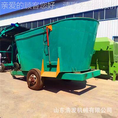 肉稻牛场全日拌草机tmr液压开仓青储混料机粮草JAW捆体粉碎搅拌一