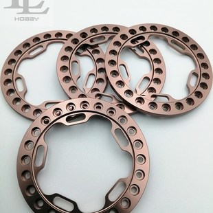 2.2寸合金 金属外压盖飞吧 轮毂压圈 非VP 10攀爬车 1.9