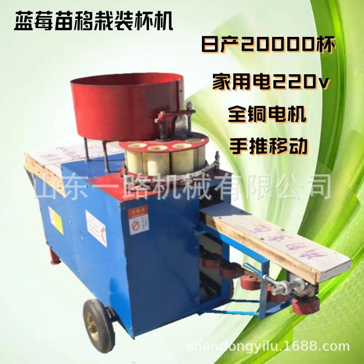 15*15cm规格营养杯装土机园林温室大棚培育小苗装杯机育苗设备