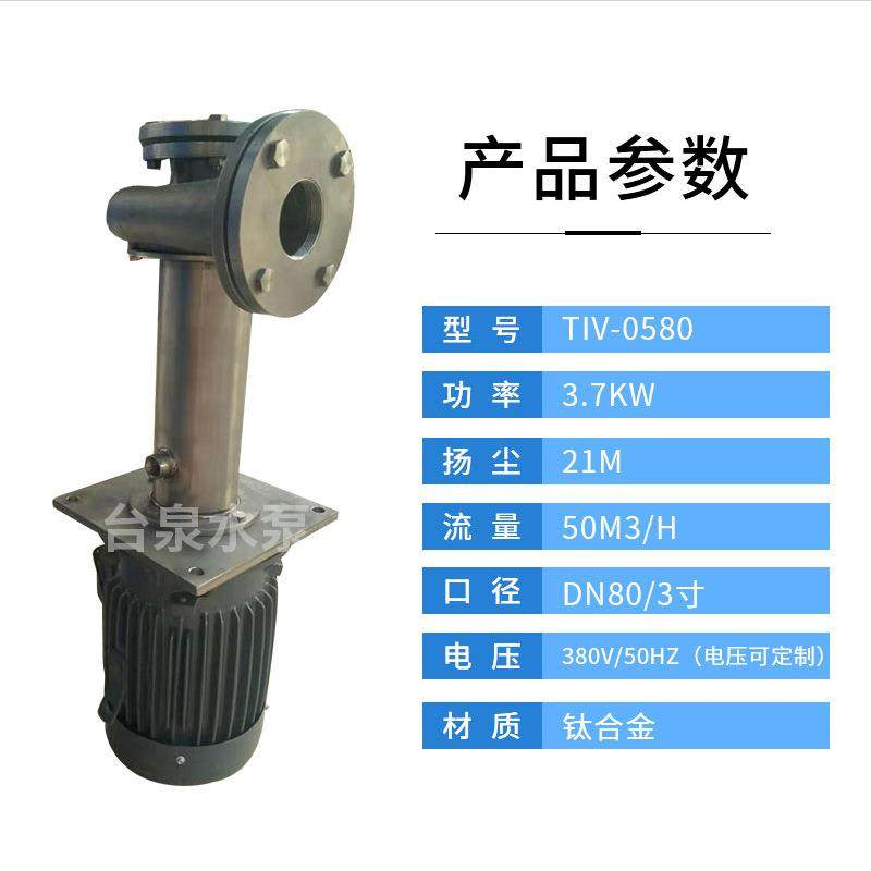 3寸钛合金酸洗立式液下泵DN80带过滤网专注酸洗领域配防爆电机,五金/工具,循环泵/热水循环泵,淘宝优惠券,粉丝福利购,淘宝优惠卷