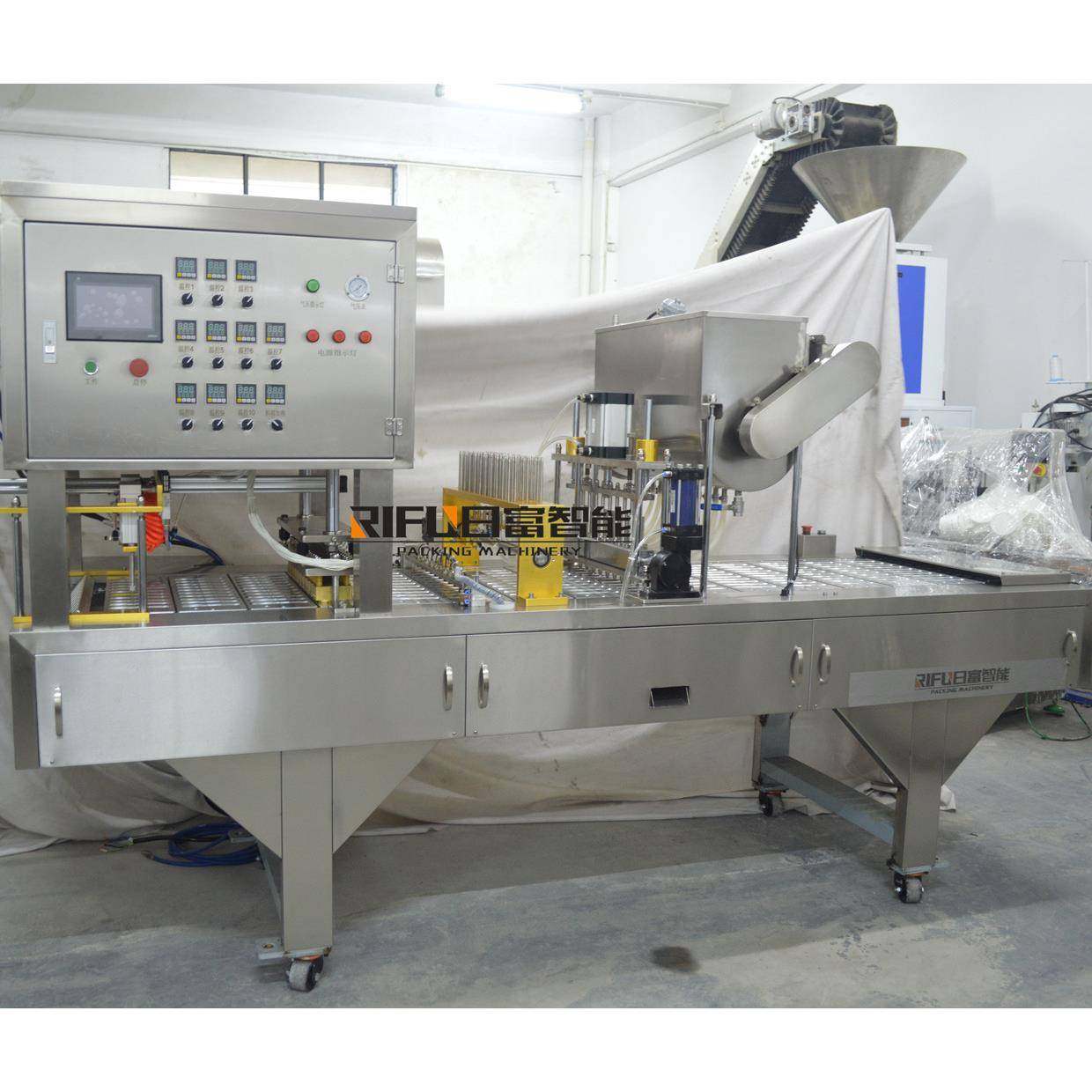 高速直线式蜂蜜勺子塑杯机杯装酸奶果冻灌装封口机龟苓膏封杯机,清洗/食品/商业设备,其他食品加工设备,淘宝优惠券,粉丝福利购,淘宝优惠卷