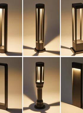 led庭院灯户外防水园林景观灯别墅室外插地花园灯简约现代草坪灯