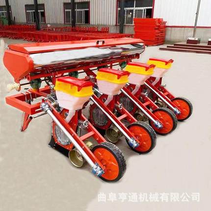 四行五行玉米大豆精播机悬浮式免耕播种机吉林苞米播种施肥机