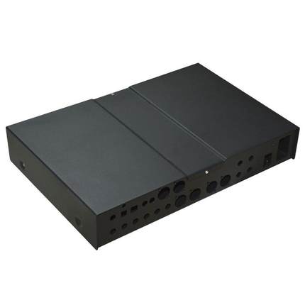 钣金箱体cnc激光切割五金冲压件数控折弯异形机箱功放机机箱外壳