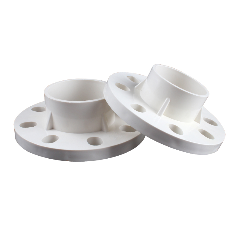 包邮上水管pvc法兰盘法兰片一体活套给水管道配件 75 110 160 315