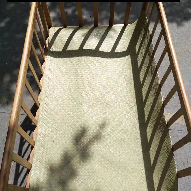 纯天然手工凉席精编头青竹篾席婴儿宝宝摇篮席婴儿 0.8 1.8竹凉席