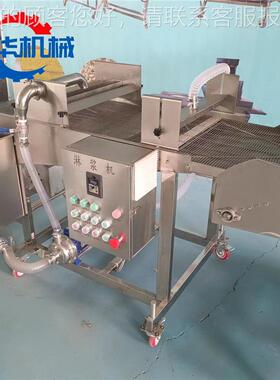 酸奶GVN麻花浆麻机大花淋水裹糠生产线 自动循 环浆液上软麻花淋