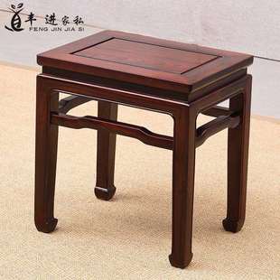 印尼黑酸枝小方凳矮凳四方凳阔叶黄檀餐桌凳子铜钱凳板凳实木其他