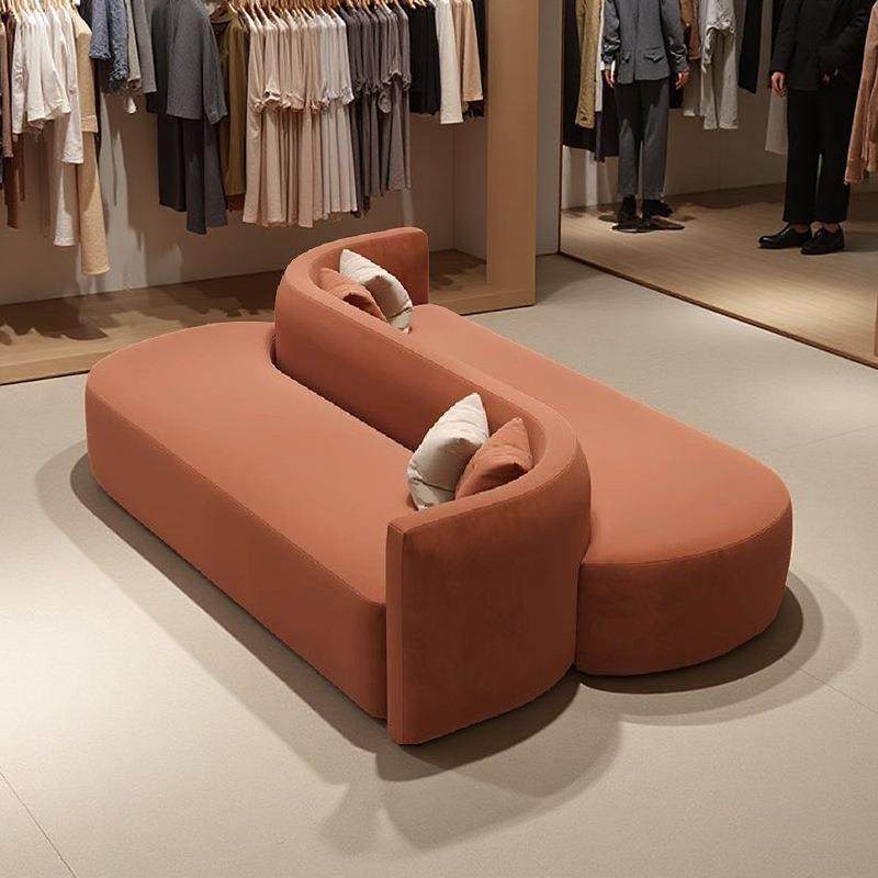 temu热销跨境洽谈酒店大堂双面休息区服装店售楼处沙发接待沙发轻