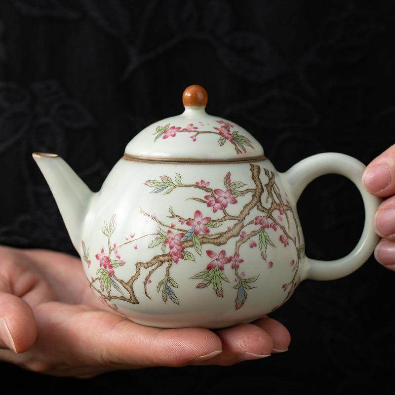 米黄汝窑茶具茶壶泡茶家用单壶泡茶壶套装2023新款小茶壶西施壶,金属材料及制品,金属结构件,淘宝优惠券,粉丝福利购,淘宝优惠卷