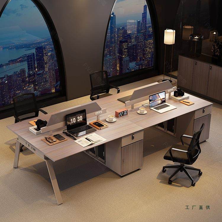 职员办公桌椅组合简约现代员工卡座四六人位办公桌屏风工位电脑桌,3C数码配件,USB灯,淘宝优惠券,粉丝福利购,淘宝优惠卷