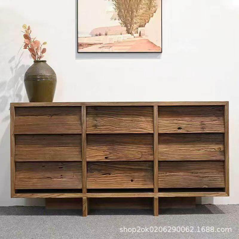 老榆木储物柜餐边柜玄关九斗柜子民宿客厅收纳入户柜子原木边柜,五金/工具,其他电线电缆,淘宝优惠券,粉丝福利购,淘宝优惠卷