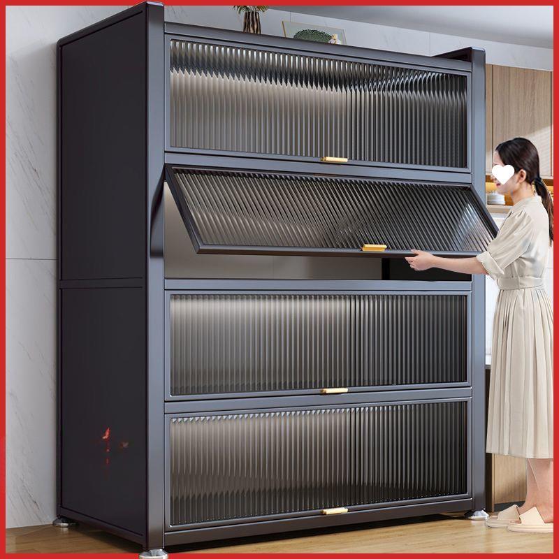 加高六层厨房置物架落地多层收纳柜子橱柜微波炉烤箱多功能储物柜