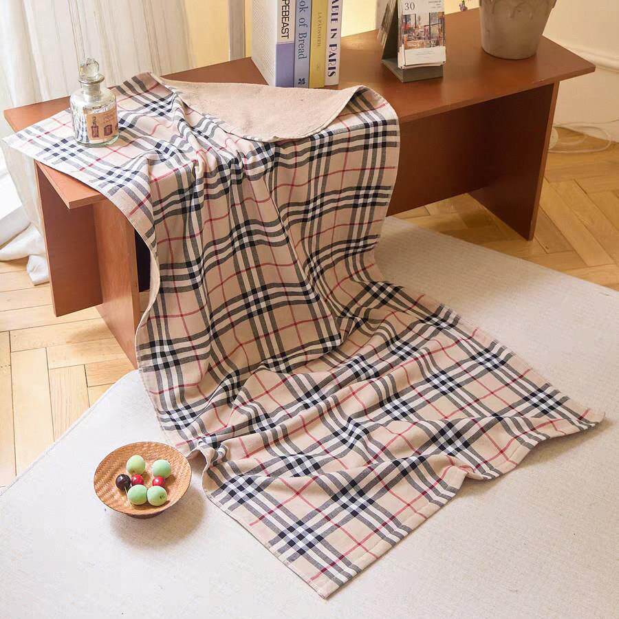 毛巾2026热卖简约日式纯棉毛巾浴巾套装格子全棉毛线圈柔软加厚洗