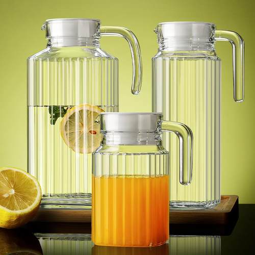 玻璃冷水壶家用茶水壶耐高温加厚水壶大容量酒店专用冷水杯