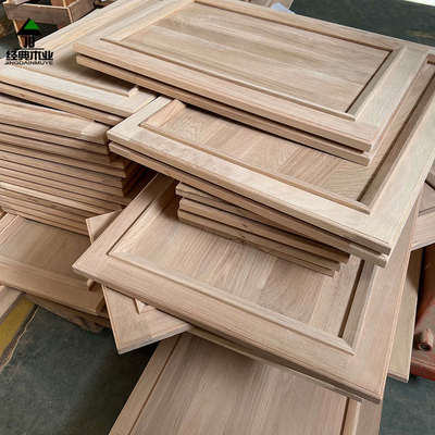 全屋定制实木红橡木原木柜门板定做中古风家具整体高端衣柜门墙柜