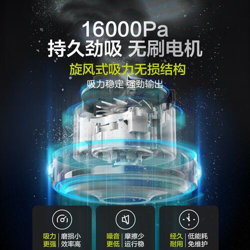 威克士锂电大吸力工业吸尘器WU036无线大功率吹吸两用电动工具037