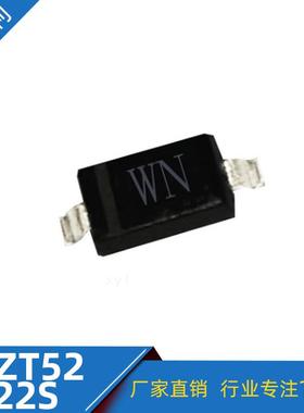 厂家直销稳压管BZT52C22S丝印WNSOD-323贴片稳压二极管现货