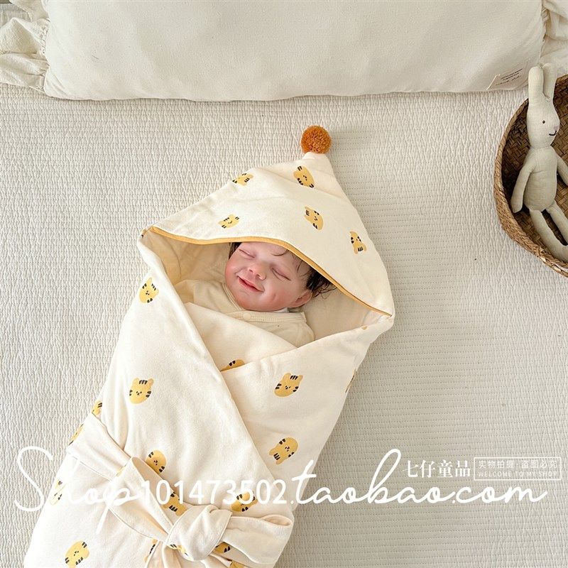 纯棉初生四季产房春秋薄棉外出新生儿包被婴儿秋冬十月份襁褓抱被,婴童用品,婴童抱被/抱毯,淘宝优惠券,粉丝福利购,淘宝优惠卷