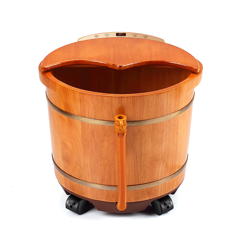 艾羽泡脚桶全自动足浴盆加热恒温洗脚桶电动按摩足疗机家用木桶盆,个人护理/保健/按摩器材,足浴器,淘宝优惠券,粉丝福利购,淘宝优惠卷
