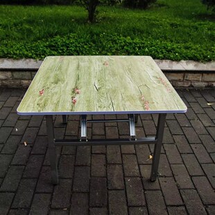 折叠桌家用餐桌吃饭桌简易四人饭桌小方桌便携户外摆摊正方形桌子