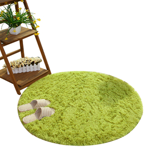 德阳圆形地毯健身瑜伽垫吊篮垫电脑椅垫卧室客厅茶几毯可爱床边毯