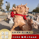 石雕麒麟汉白玉一对看门纳福青石别墅庭院家用门口传统摆件