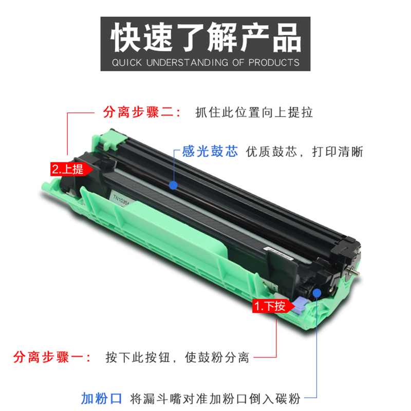适用施乐P115b粉盒M115b M115fw M115f P118w M118w硒鼓M115z碳粉