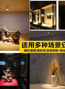 黑色嵌入式led小角度小射灯防眩凸嘴1W3W开孔4公分40mm聚光10 8度