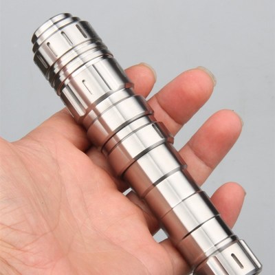 不锈钢雷射笔 双磁控小金刚18350激光求生指示笔 磁环可调功率