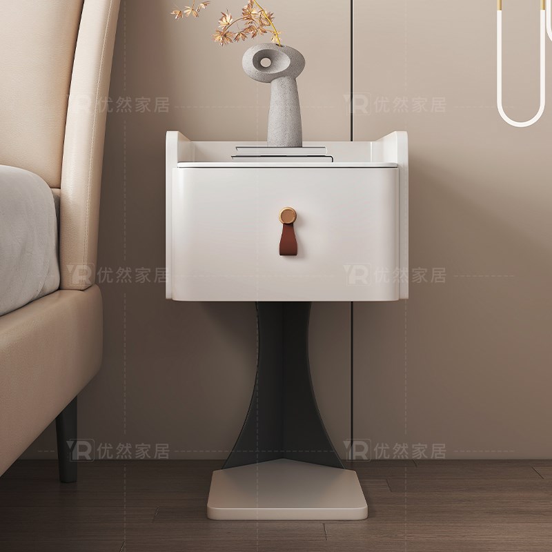 极窄床头柜2024新款小型家用卧室迷你30公分窄柜床边夹缝收纳柜子