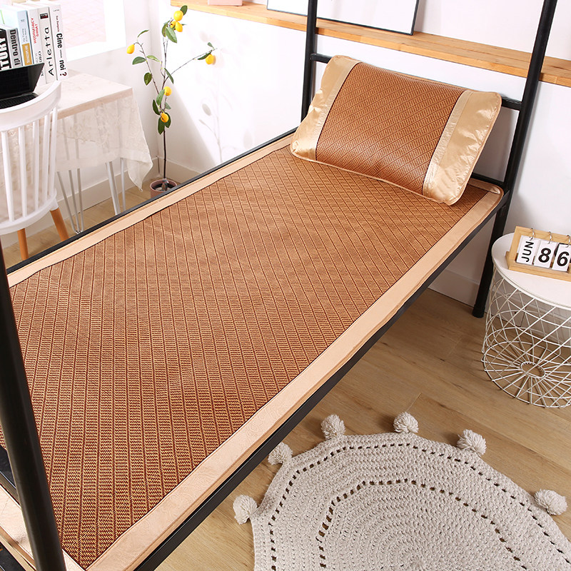 学生凉席双面草席子单人床宿舍上下铺0.9m可折叠夏季冰丝藤席1.2,床上用品,凉席/草席/麻席,淘宝优惠券,粉丝福利购,淘宝优惠卷