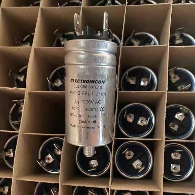 伊凯基E62.C58-681E100.68UF1200VACELECTRONICON德国电容器