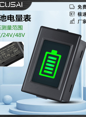 DM-029 高精度直流电池电量表满电亏电表止电压剩余电量检测仪