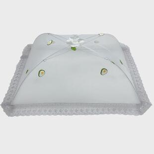 饭菜罩子大号盖菜餐桌罩剩菜食物防尘罩遮菜盖方形菜罩