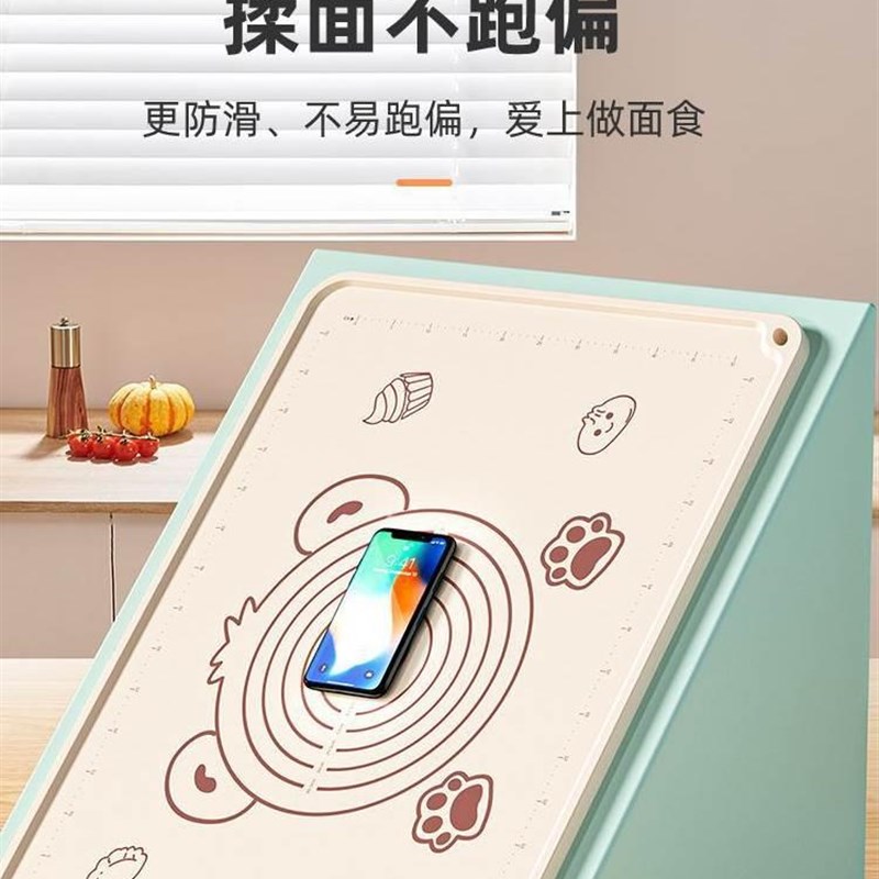硅胶揉面垫子加厚食品级擀面垫家用切面刮案板大号厨房烘焙和面垫