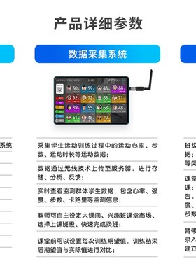 FIMO飞猫校园心率带智能手环学生团体训练系统臂带团课实时监测