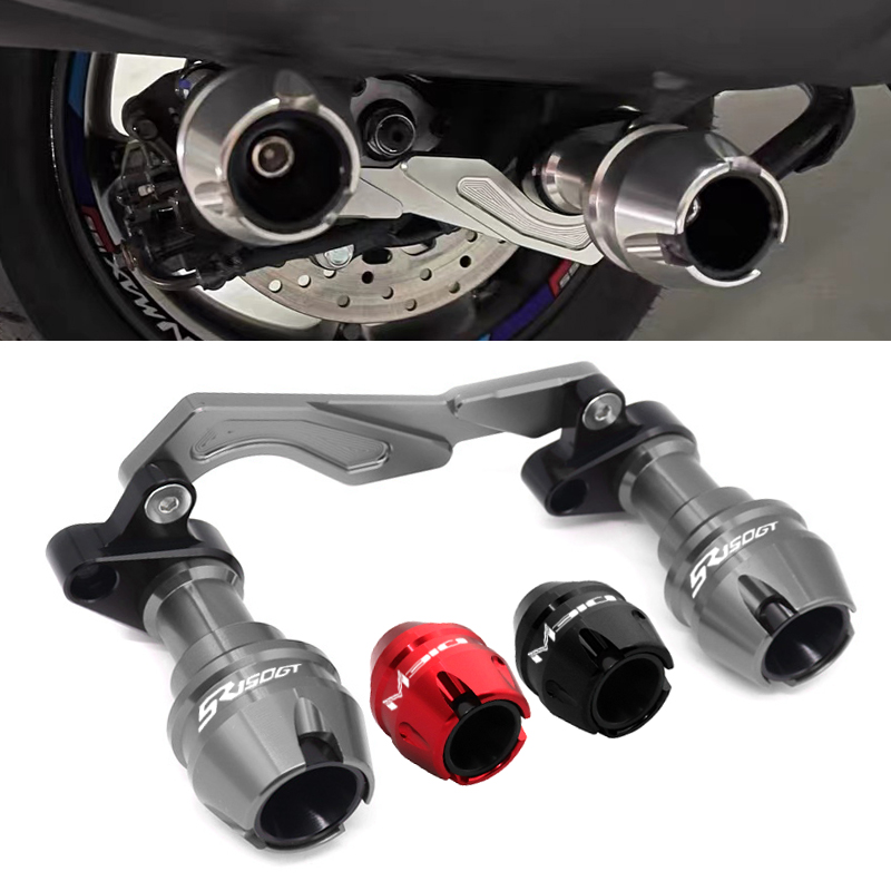 适用升仕10M隆鑫无极R1GT改装排气管保险护杠前轮球