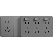 明装 扩展插座转换器多用一五带关带线排插拓展式