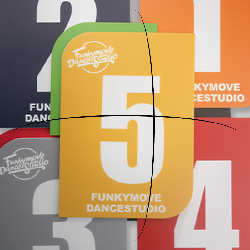 创客空间办公室门牌培训学校教室标识牌房间号数字提示牌公司门牌