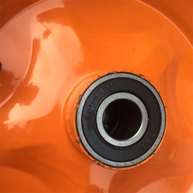 充气轮寸橡胶轮小推车老虎车cm轮胎两轮连轴独轮车轮子