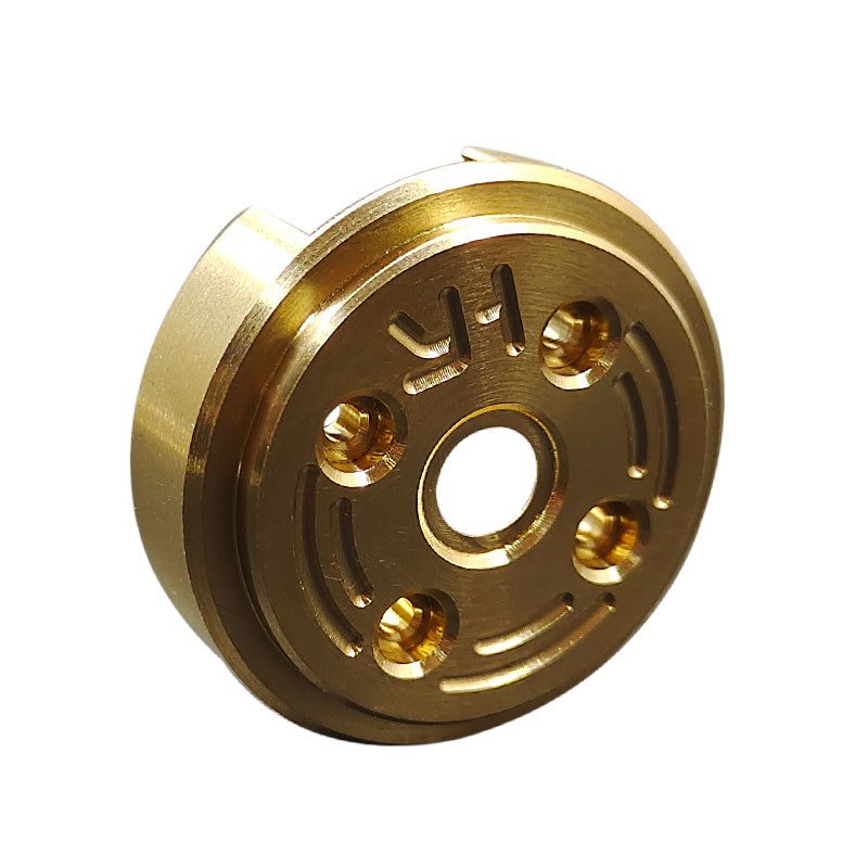 FMS黄铜配FCX24小奇K5狐猴YH改装件金属轮毂配重块配件