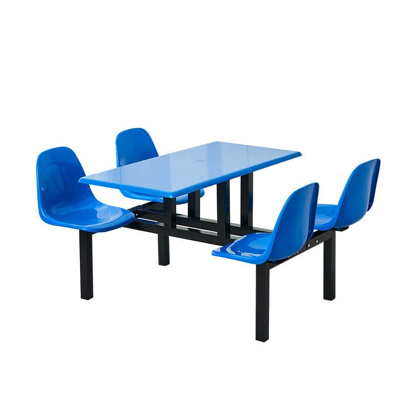 工厂学校学生连体食堂餐桌椅锈钢员工公司饭堂桌椅人